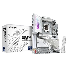 Материнская плата Gigabyte Z890 AORUS PRO ICE, LGA 1851, Intel Z890, 4xDDR5, 4xSATA, 5xM.2, 1xPCIe 5.0 x16, 1xPCIe 4.0 x4, 1xPCIe 4.0 x1, 2xUSB-C (Thunderbolt 4), 1x 5Gb LAN, 4xUSB-A 3.2 Gen 1, 2xUSB-A 3.2 Gen 2, 4xUSB-A 2.0, 2x3.5 мм, 7.1, ATX