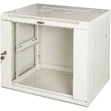 Шкаф коммутационный Lanmaster Pro (TWT-CBWPG-15U-6X4-GY) настенный 15U 600x450 мм пер. дв. стекл 60 кг серый 350 мм 768 мм IP20 металл