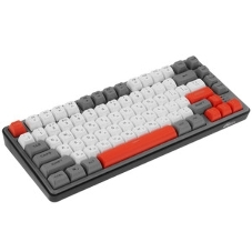 Клавиатура проводная Ritmix RKB-681BL Gray серый-бордовый