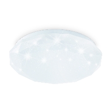 Потолочный светодиодный светильник Ambrella light FZ1018 WH белый 30W 6400K D380*55 (Без ПДУ)