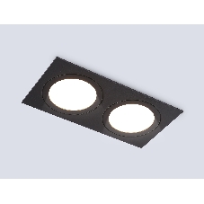 Светильник Ambrella light TN6615/2 BK черный IP44 GX53/2 max 15W 215*110*24
