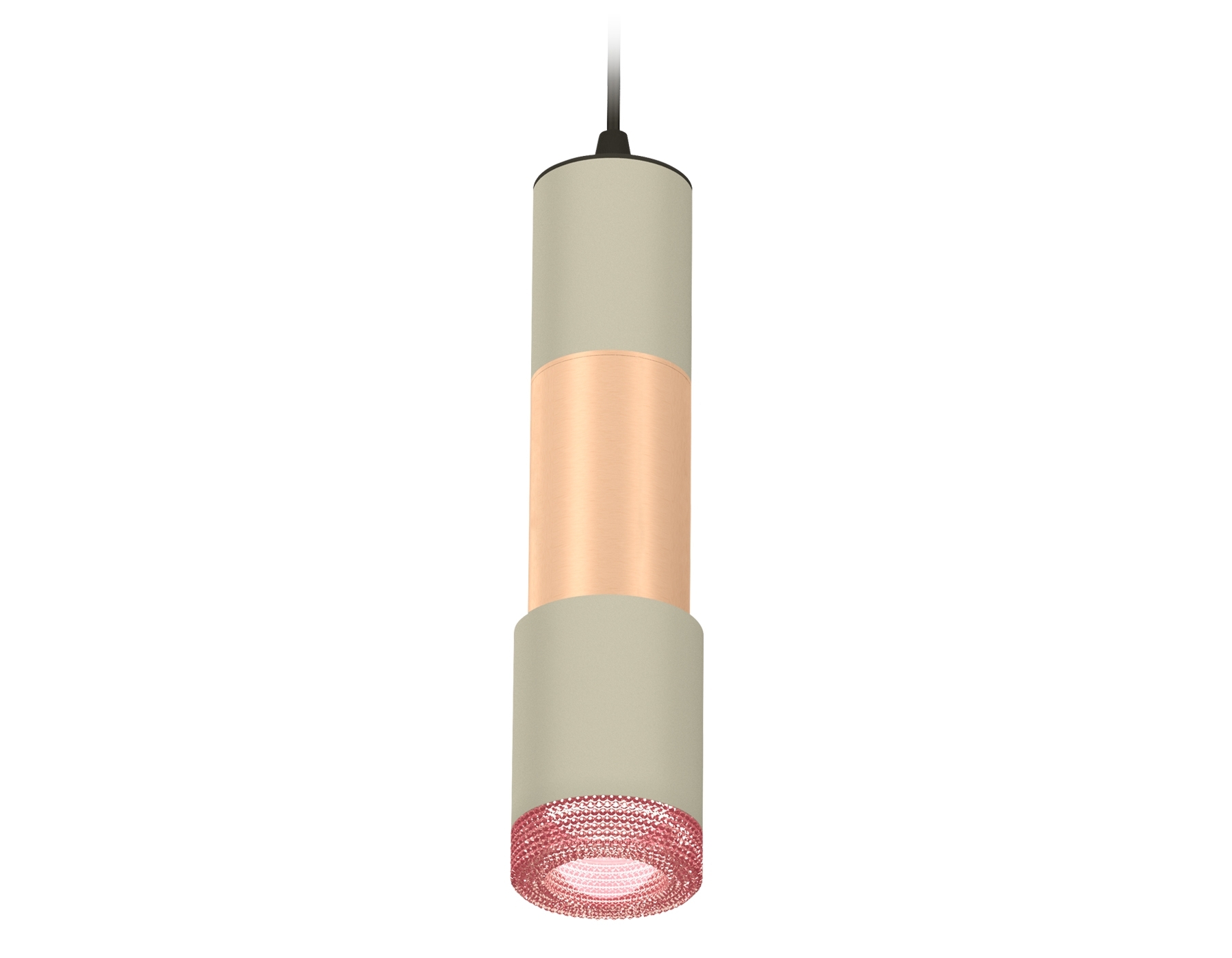 Светильник Ambrella Light XP7423061 SGR/PPG/PI серый песок/золото розовое полированное/розовый MR16 GU5.3