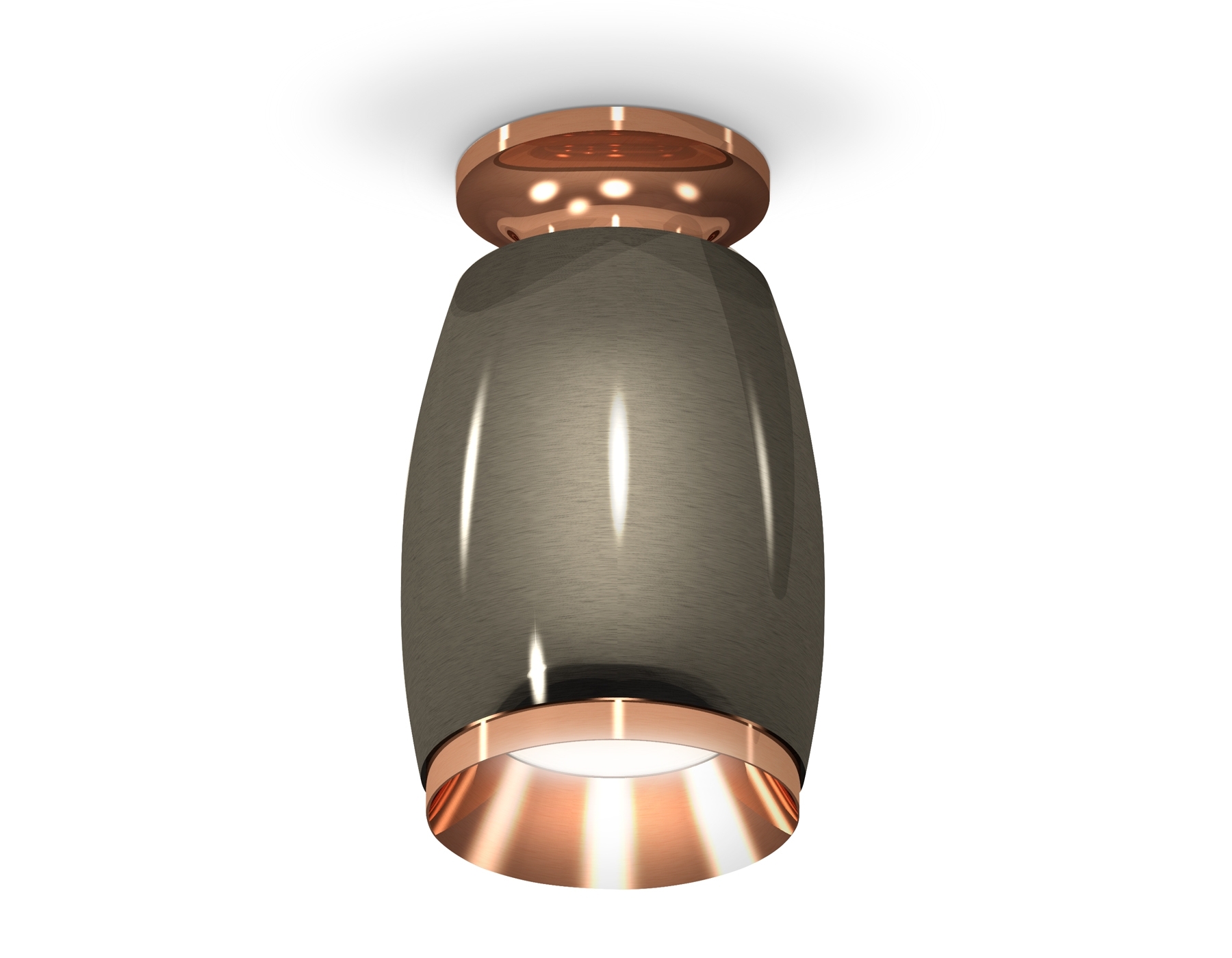 Светильник Ambrella Light XS1123044 DCH/PPG черный хром/золото розовое полированное MR16 GU5.3 (N6906, C1123, N7035)