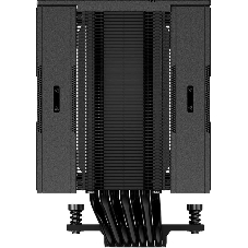 Кулер для процессора PCCooler RZ700D BK (270W, 4-pin PWM, 159.5mm, Al/Cu, 7x6mm, 2x120mm, 79.8CFM, 35.9dBA, 2400RPM, S: 1851/1700/1200/115X, AM5/AM4, black)
