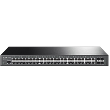Коммутатор 48-портовый гигабитный управляемый уровня 2+ TP-Link TL-SG3452X JetStream с четырьмя слотами SFP+ 10 Гбит/с