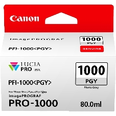 Картридж струйный Canon PFI-1000 PGY для IJ SFP PRO-1000 WFG. Фото серый. 80 мл.