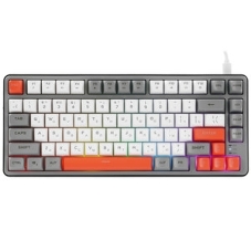 Клавиатура проводная Ritmix RKB-681BL Gray серый-бордовый