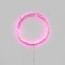 Гирлянда светодиодная Роса 10м 100 LED РОЗОВЫЙ IP20 3хАА (в комплект не входят) NEON-NIGHT