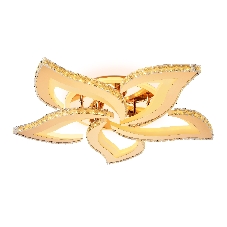 Потолочный светодиодный светильник Ambrella light FA1724/5 GD золото 3000K/4200K/6400K 113W 630*600*100 (ПДУ РАДИО 2.4G)
