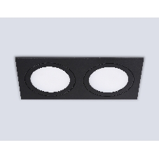 Светильник Ambrella light TN6615/2 BK черный IP44 GX53/2 max 15W 215*110*24