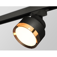 Светильник Ambrella light XT8102004 SBK/PYG черный песок/золото желтое полированное GX53 (A2526, A2106, C8102, N8124)