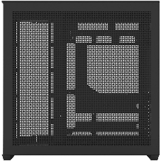 Компьютерный корпус Bloody BD-CC109 черный без БП ATX 10x120мм 2xUSB3.0 audio