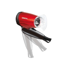 Фен Centek CT-2230 RBL красный/черный, 1200 Вт, компактный