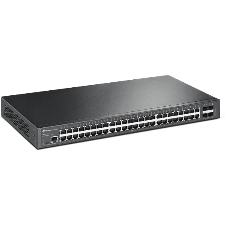 Коммутатор 48-портовый гигабитный управляемый уровня 2+ TP-Link TL-SG3452X JetStream с четырьмя слотами SFP+ 10 Гбит/с