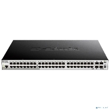 Коммутатор D-Link DGS-1250-52XMP/A1A, 48×1 Гбит/с + 4×10 Гбит/с SFP+, управляемый
