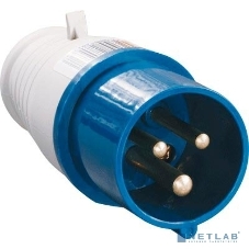 Вилка эл. каб. 32А 2P+PE 220В IP44 ССИ-023 IEK PSR01-032-3