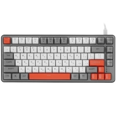 Клавиатура проводная Ritmix RKB-681BL Gray серый-бордовый