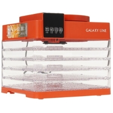 Сушилка для овощей и фруктов Galaxy Line GL 2630, красный, с электронным управлением, 450 Вт