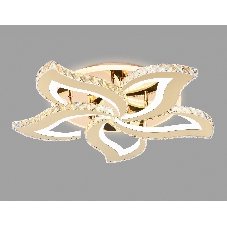 Потолочный светодиодный светильник Ambrella light FA1724/5 GD золото 3000K/4200K/6400K 113W 630*600*100 (ПДУ РАДИО 2.4G)