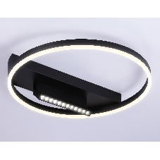 Светильник Ambrella light FL51458/1+1 BK черный 60W 3000K-6400K+4200K D500*110 (ПДУ РАДИО 2.4G)