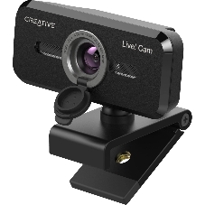 Веб-камера Creative Live! Cam Sync 1080p V2 1920x1080, 30 кадр/с, USB Type-A, микрофон, шторка приватности, универсальное крепление