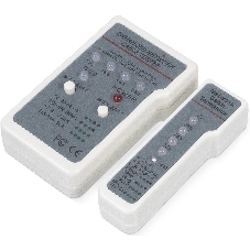 Тестер кабельный Cabeus HT-488CT белый/серый