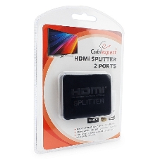 Разветвитель HDMI Cablexpert DSP-2PH4-03, HD19F/2x19F, 1 компьютер => 2 монитора, Full-HD, 3D, 1.4v