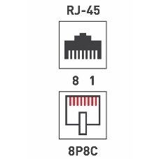 Джек комп. Rexant 8P-8C cat.5е