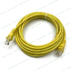 Патч-корд Buro UTP cat5E 3м желтый RJ-45 (m)-RJ-45 (m)
