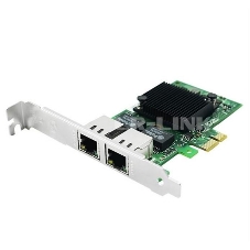 Сетевой адаптер Ethernet LR-LINK 9222HT, Intel I350-AM2, двойной порт RJ45, сетевая карта PCI-Ex1, 10/100/1000 Мбит/с (302472)