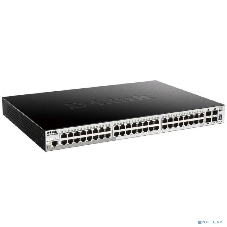 Коммутатор D-Link DGS-1250-52XMP/A1A, 48×1 Гбит/с + 4×10 Гбит/с SFP+, управляемый