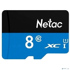 Флеш карта microSDHC 8Gb Netac P500 NT02P500STN-008G-S (без SD адаптера) 80Mb/s