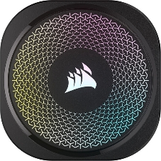 Система жидкостного охлаждения Corsair NAUTILUS 240 ARGB (240мм, черный, ARGB/ Fans: 2x120мм, 74.37CFM, 34dBA, 2100RPM/ S: 1851, 1700, AM5, AM4)
