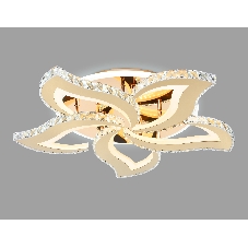 Потолочный светодиодный светильник Ambrella light FA1724/5 GD золото 3000K/4200K/6400K 113W 630*600*100 (ПДУ РАДИО 2.4G)