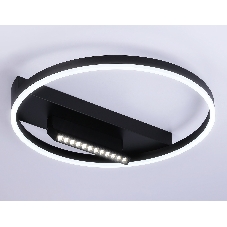 Светильник Ambrella light FL51458/1+1 BK черный 60W 3000K-6400K+4200K D500*110 (ПДУ РАДИО 2.4G)