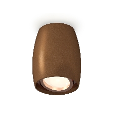 Светильник Ambrella Light XS1124001 SCF/PPG кофе песок/золото розовое полированное MR16 GU5.3 (C1124, N7005)