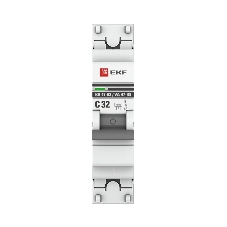 Выключатель автоматический EKF mcb4763-1-32C-pro 1P 32А (C) 4,5kA ВА 47-63 EKF PROxima