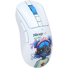 Мышь беспроводная/проводная A4Tech Bloody R73 Pro белый, 26000 dpi, USB Type-A, радиоканал, кнопки - 7