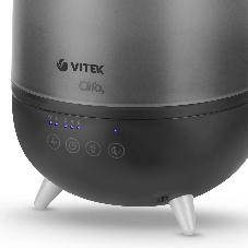 Увлажнитель воздуха Vitek VT-2356 Midnight черный, 15 м², 2 л, ультразвуковой, верхний залив воды