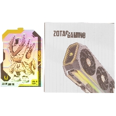 Видеокарта Zotac PCI-E 4.0 RTX 5080 SOLID OC WHITE ED NVIDIA GeForce RTX 5080 16Gb 256bit GDDR7 2640/30000 HDMIx1 DPx3 HDCP Ret белый