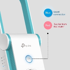 Повторитель беспроводного сигнала TP-Link RE365 AC1200 Wi-Fi белый (упак.:1шт)