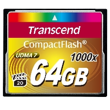 Флеш карта CF 64Gb Transcend TS64GCF1000 (1000X) 
