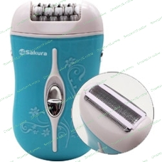 Эпилятор Sakura SA-5540SBL 2нас+бритва 2скор аккум