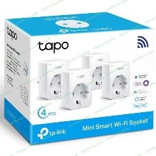 Умная розетка Mini Smart 2.4 GHz Wi-Fi Socket, 4 units, 220-240 V, Max Load 10 A, Bluetooth 4.2 (onboarding only)