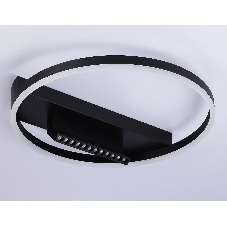 Светильник Ambrella light FL51458/1+1 BK черный 60W 3000K-6400K+4200K D500*110 (ПДУ РАДИО 2.4G)