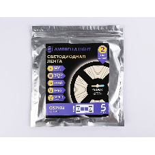 Светодиодная лента Ambrella light GS2102 5050 60Led/ 14.4W m/ 12V IP65 4500K/ 5000*10*2.87mm (2 конт.)