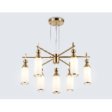 Люстра Ambrella light LH55278/7 BS/FR латунь/белый матовый E14*7 max 40W D640*1390