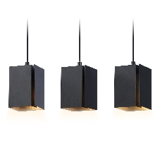 Светильник подвесной TN5141/3 BK черный E27/3 max 40W 400*80*1150