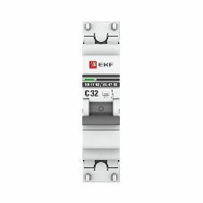 Выключатель автоматический EKF mcb4763-1-32C-pro 1P 32А (C) 4,5kA ВА 47-63 EKF PROxima