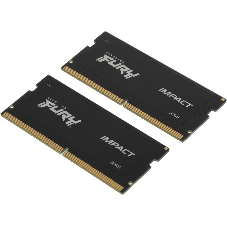 Оперативная память Kingston Fury Impact, DDR5, 16GB (2x8GB), 4800 MHz, CL38, SO-DIMM